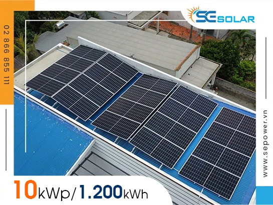 Chi phí lắp điện mặt trời 10kW giá bao nhiêu?