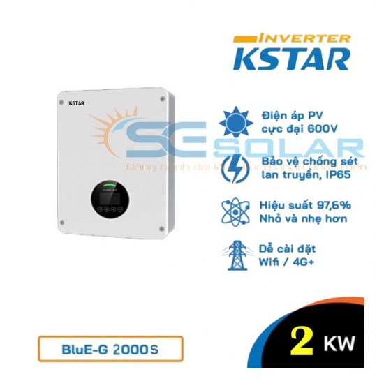 Biến tần điện mặt trời 2KW - KSTAR BluE-G 2000S