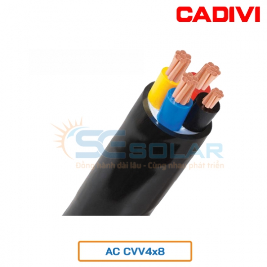 Dây điện AC CVV4x8 - CADIVI